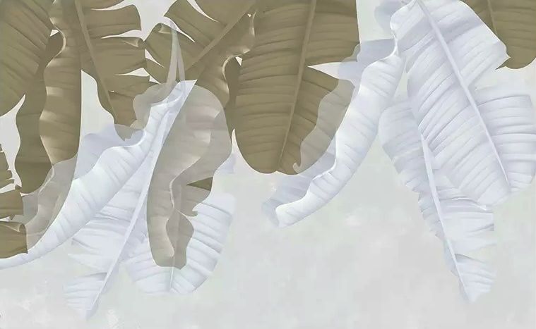 Banana Leaf Wallpaper Mural