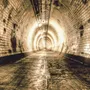 3D Look Tunnel Wallpaper Mural