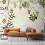 Soft Tropical Grape Trees and Durian Fruits Wallpaper Mural
