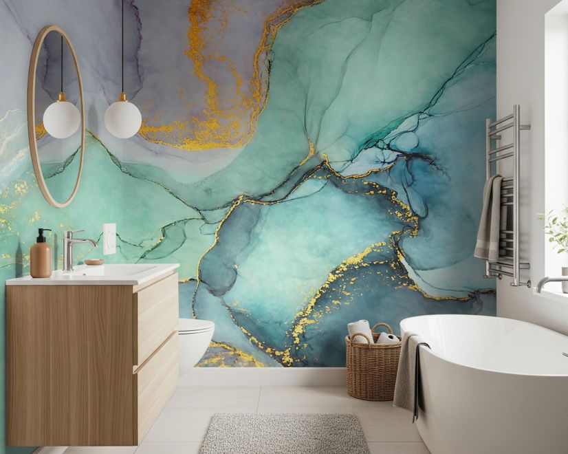 Colorful Marble Wallpaper Mural