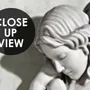 Sophisticated Angel Sculpture Wallpaper Mural