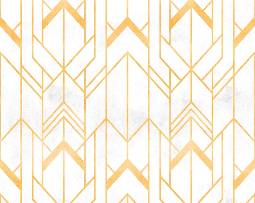 Geometrische Art Deco Fototapete