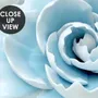 Papier peint panoramique floral bleu vert en 3D de style européen