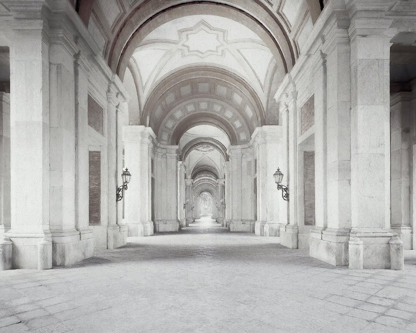Papier peint panoramique du couloir byzantin
