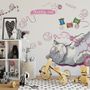 Kids Happy Cat Wallpaper Mural