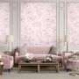Poppy Drawing Floral Wallpaper Mural