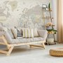 Political World Map Countries Detailed Wallpaper Mural