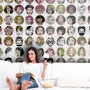 Woman Face Pop Art Wallpaper Mural