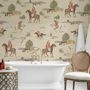 Retro Western Cowboys Wallpaper Mural