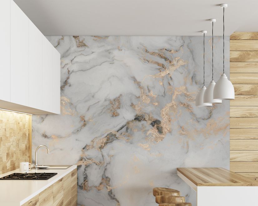 Abstract Marble Wallpaper Mural