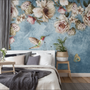 Watercolor Floral Pastel Flower Wallpaper Mural