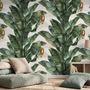 Exotic Banana Leaf Pattern Wallpaper Mural