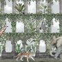 Kids Tropical Animals Around the Arch Wallpaper Mural