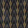 Art Deco Triangle Line on Dark Background Wallpaper Mural