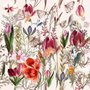 Fototapete mit Frühlingsblumenmuster