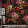 Fancy Skull Pattern Wallpaper Mural