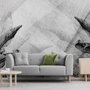 Drawn Banana Leaf Wallpaper Mural