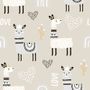 Fancy Lamb with Nursery Rainbow Wallpaper Mural