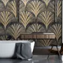 Soft Gatsby Style Art Deco Wallpaper Mural