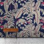 Dark Palm Leaf Wallpaper Mural
