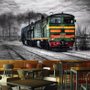 Vintage Railway Wallpaper Mural