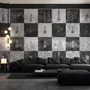 Monochrome Medieval Chessboard Historical Wallpaper Mural
