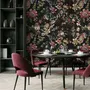 Art Nouveau Dark Floral Wallpaper Mural