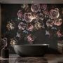 Dark Rose Floral Bouqet Wallpaper Mural