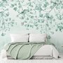Soft Green Blossom Wallpaper Mural