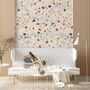 Papier peint panoramique doux Terrazzo