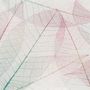Pink Leaf Veins Wallpaper Mural