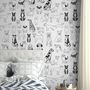 Kids Cartoon Cute Dog Family Wallpaper Mural