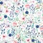 Aquarell Frühlingsblumen Fototapete