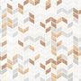 Polygonal Square Geometric Pattern Wallpaper Mural
