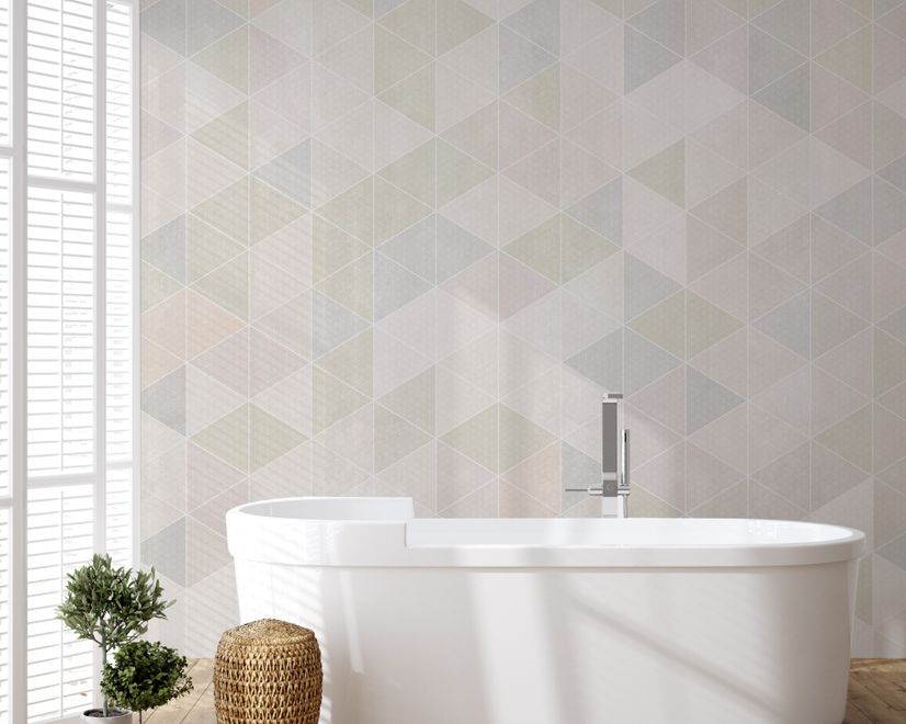 Scandinavian Style Pastel Geometric Design Wallpaper - STYLE 3