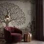 Ancient Roman Garden Tree With Mosaic Art Wallpaper Mural 