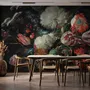 Dark Floral Dutch Bouquet with Tulips Wallpaper Mural