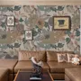 Bohemian Style Anemone Floral Bouquet Wallpaper Mural