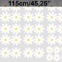 Kleine Süße Gänseblümchen für Kinderzimmer Wandtattoo
