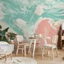 Colorful Soft Brush Painting Wallpaper Mural
