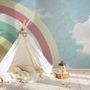 Kids Watercolor Sky and Rainbow Wallpaper Mural