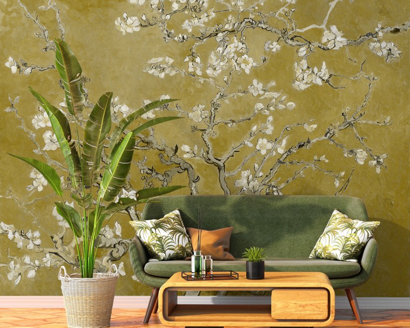 Van Gogh Almond Blossom Wallpaper Mural