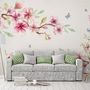 Pink Cherry Blossom Wallpaper Mural
