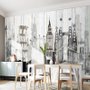 Watercolor City Famous Place Wallpaper Mural