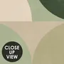 Retro Abstract Geometric Shapes Wallpaper Mural