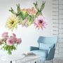 Aquarelle Rose Jaune Cactus Floraux Stickers muraux Sticker