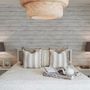 Rustic White Wood Texture Effect Wallpaper Mural