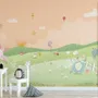 Nursery Cartoon Forest Landscape Wallpaper Mural