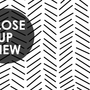 Modern Herringbone Line Black and White  Wallpaper Mural