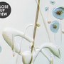 Ölgemälde Blaue Mohnblumen Fototapete